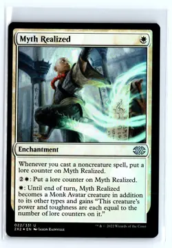FOIL Myth Realized Double Masters 2022 - MTG Magic the Gathering Card - Image 1