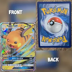 🔥 Pokemon Jumbo Card Lot (5) - Charizard EX, Raichu GX, Dragonite - Holo Promo - Image 2