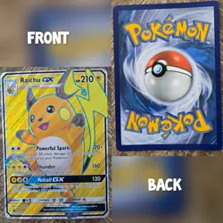 🔥 Pokemon Jumbo Card Lot (5) - Charizard EX, Raichu GX, Dragonite - Holo Promo - Image 3