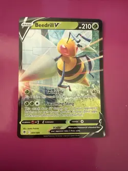Beedrill V 001/189 Full Art NM/M Astral Radiance Pokemon Card - Image 1