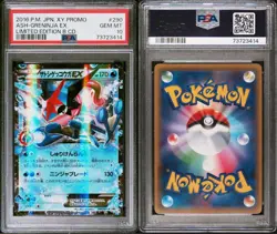 PSA 10 Ash Greninja EX XY Promo 290 Satoshi Logo Japanese Pokemon Card Rare - Image 3
