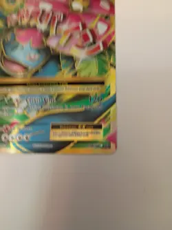 M Venusaur EX 100/108 Full Art Ultra Rare 2016 XY Evolutions Pokemon TCG Card NM - Image 4