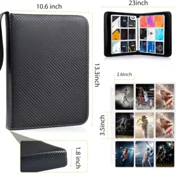 Portable Black Trading Card Binder with 900 Sleeves for Ultimate Protection - Image 5