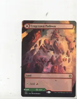 Cragcrown Timbercrown Pathway 287 MTG Magic Card x1 1x Single LP - Image 1