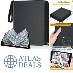 Elegant 900-Pocket Card Binder with Waterproof Protection for Collection Display - Image 1