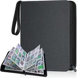 Elegant 900-Pocket Card Binder with Waterproof Protection for Collection Display - Image 3