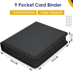 Elegant 900-Pocket Card Binder with Waterproof Protection for Collection Display - Image 4