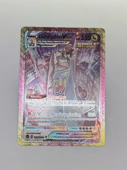 Rainbow Foil Duraludon VMAX TG21/TG30 Fan Art Display Card 330HP - Image 1