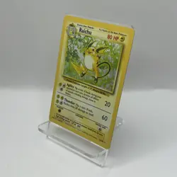 Raichu 14/102 Base Set Holo Rare Pokemon Card 1999 WOTC Vintage TCG LP/MP - Image 3