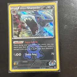 Pokemon TCG Card Team Aqua's Sharpedo Double Crisis 21/34 Holo Rare - Image 1