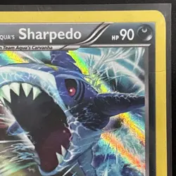 Pokemon TCG Card Team Aqua's Sharpedo Double Crisis 21/34 Holo Rare - Image 5