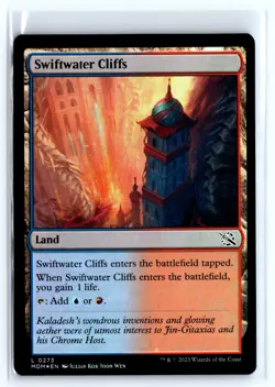 FOIL Swiftwater Cliffs March of the Machine - MTG Magic the Gathering Card - Image 1