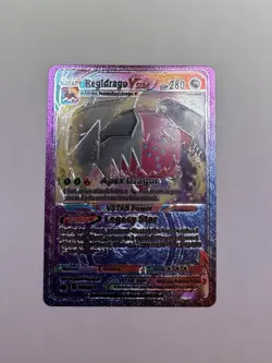 Regidrago VSTAR Rainbow Foil Card Fan Art Display Card HP280 M/NM - Image 1