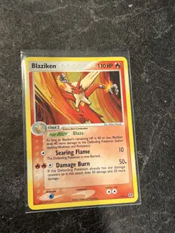 Pokemon TCG Blaziken EX Emerald Holo Rare Card 1/106 - Image 1