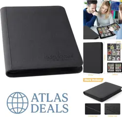 Advanced 9 Pocket Card Album - Elegant Faux Leather for MTG & TCG Collectors - Image 1