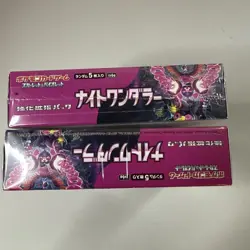 NEW 2 Boxes set Pokemon Card Booster Box Night Wanderer sv6a Japanese w/shrink - Image 5