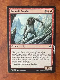 Summit Prowler MTG Magic the Gathering Card DMG Damaged KTK - Image 1