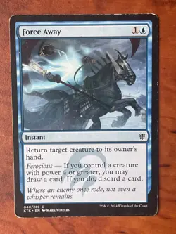 Force Away MTG Magic the Gathering Card HP Heavily Played KTK - Image 1