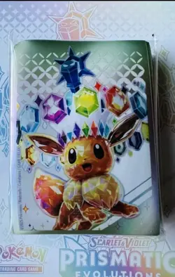 Pokemon TCG Eevee Card Sleeves x65 from Prismatic Evolutions ETB Fast Ship - Image 1