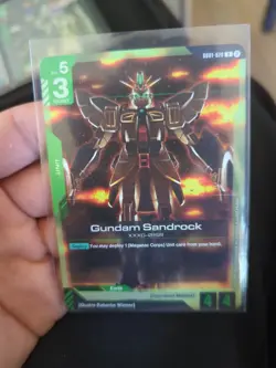 English Gundam Card Game Beta - Gundam Sandrock GD01-028 (Read Description) - Image 1