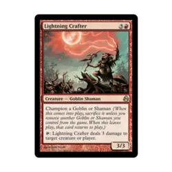 WOTC MtG Morningtide Lightning Crafter (R) EX - Image 1