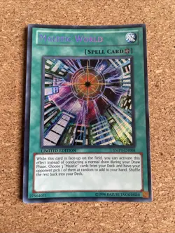 3 x YMP1-EN008 Malefic World - Secret Rare Limited Edition VLP YuGiOh Playset - Image 4