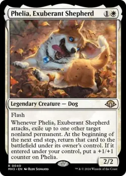 MTG English Phelia, Exuberant Shepherd NM Normal Modern Horizons 3 - Image 1