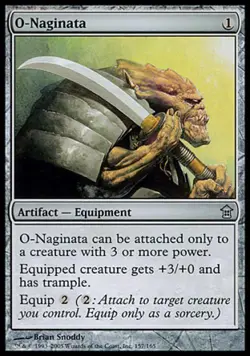 MTG English O-Naginata NM Foil Saviors of Kamigawa - Image 1
