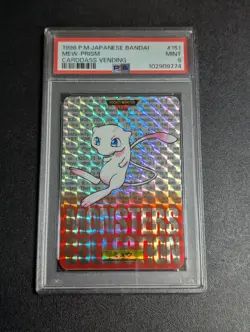 PSA9 Pokemon Carddass Mew Red Edition Pocket Monsters Monsters Collection - Image 1