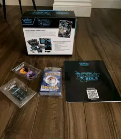 Pokemon TCG Black Bolt Elite Trainer Box Set - EMPTY Box & Accessories ONLY - Image 2