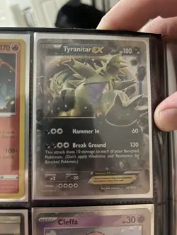 Pokemon XY - Ancient Origins Tyranitar EX (UR) #42 (Holo) NM - Image 1