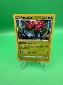 Venusaur 003/078 Holo Rare SWSH Pokemon GO Pokemon TCG NM/M - Image 1
