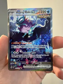 Walking Wake ex 205/162 Sv05: Temporal Forces Holo Pokemon Special Illustration - Image 1