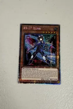 Yugioh! K9-17 Izuna *STARLIGHT* Justice Hunters JUSH-EN031 In Hand - Image 2
