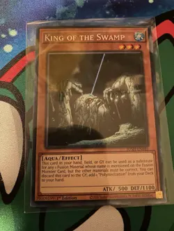 Yugioh King of the Swamp JUSH-EN046 Collector's Rare 1st Edition NM - Image 1