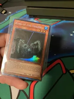 Yugioh King of the Swamp JUSH-EN046 Collector's Rare 1st Edition NM - Image 2