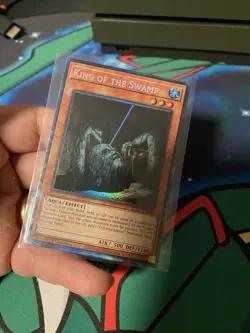 Yugioh King of the Swamp JUSH-EN046 Collector's Rare 1st Edition NM - Image 3