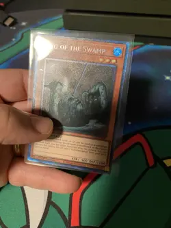 Yugioh King of the Swamp JUSH-EN046 Collector's Rare 1st Edition NM - Image 4
