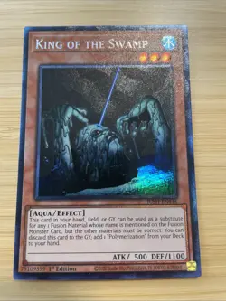 Yugioh King of the Swamp JUSH-EN046 Collector's Rare 1st Edition NM - Image 1