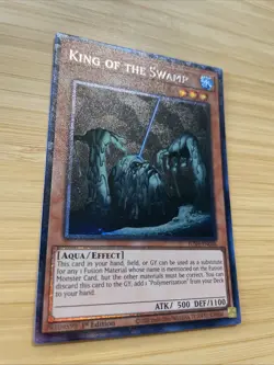 Yugioh King of the Swamp JUSH-EN046 Collector's Rare 1st Edition NM - Image 2