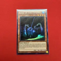 YuGiOh King of the Swamp JUSH-EN046 Collector's Rare 1st Edition NM - Image 2