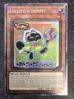 Yugioh Lollipo☆Yummy JUSH-EN018 Starlight Rare 1st Edition NM - Image 1