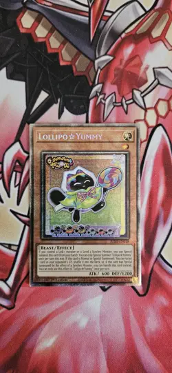 Yugioh Lollipo☆Yummy JUSH-EN018 Starlight Rare 1st Edition NM - Image 1