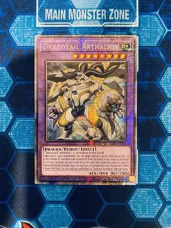 Yugioh Dracotail Arthalion JUSH-EN006 Starlight Rare 1st Edition NM - Image 1