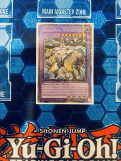 Yugioh Dracotail Arthalion JUSH-EN006 Starlight Rare 1st Edition NM - Image 2