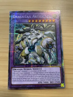 Yugioh Dracotail Arthalion JUSH-EN006 Starlight Rare 1st Edition NM - Image 1