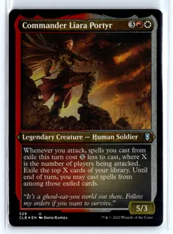 FOIL Commander Liara Portyr 529 Baldur's Gate - MTG Magic the Gathering Card - Image 1