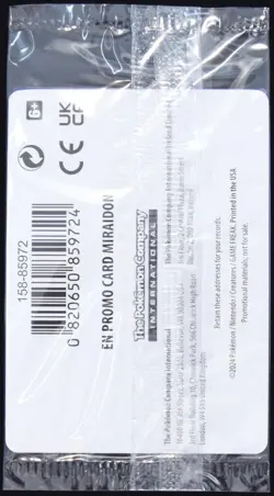 Pokemon TCG Miraidon 121/162 Sealed Temporal Forces Stamped Best Buy Promo Card - Image 2
