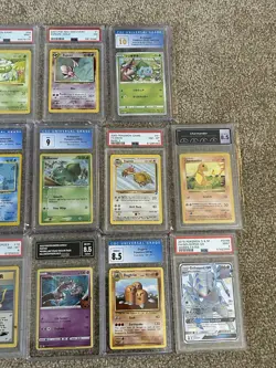 Pokemon Graded Card Lot 16 PSA CGC Charizard 1999 Unlimited Bulbasaur Espeon - Image 3