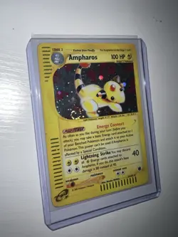 Pokemon Ampharos Expedition 2/165 Holo Rare Card - Image 1